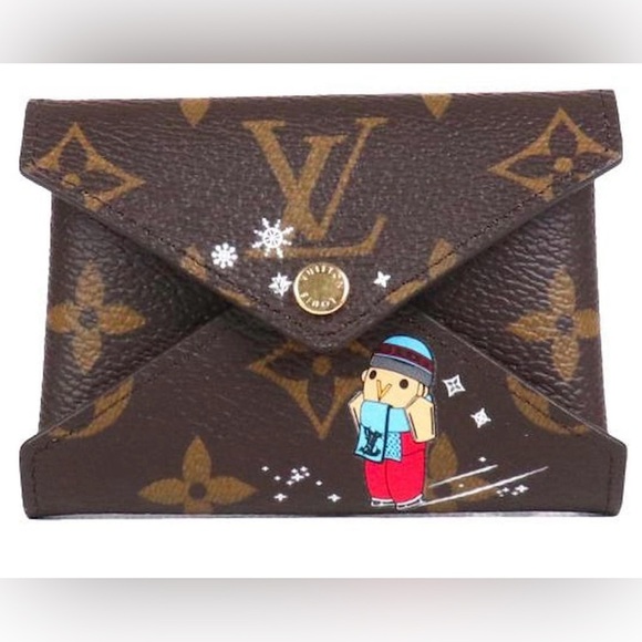 2023 Christmas Kiragami featuring a "Vivienne on a sled" Card Case -LK new - Picture 11 of 12